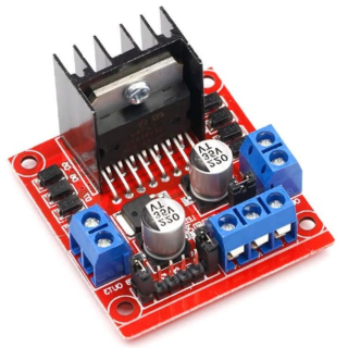 This is an Image of a motor driver board