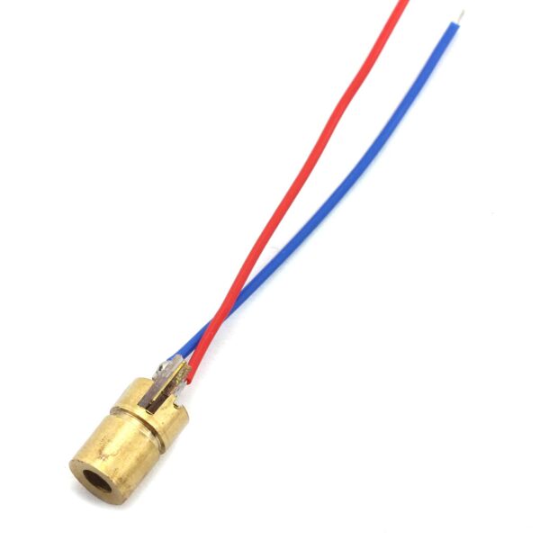 650nm 6mm 3V/5V/4.5V Red Point Laser Head