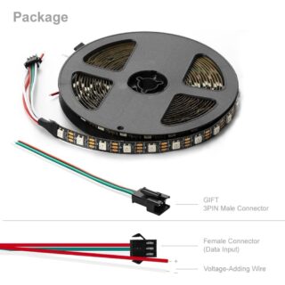 WS2812B 5V  0.3W RGB LED Light Strip