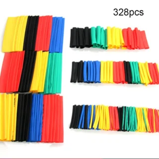 328Pcs Assorted Polyolefin Heat Shrink Tubing Set